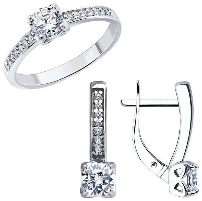 Diamant 94-110-01712-1-94-120-01712-1 вес 4.84 г серебро, фианит купить,NaN