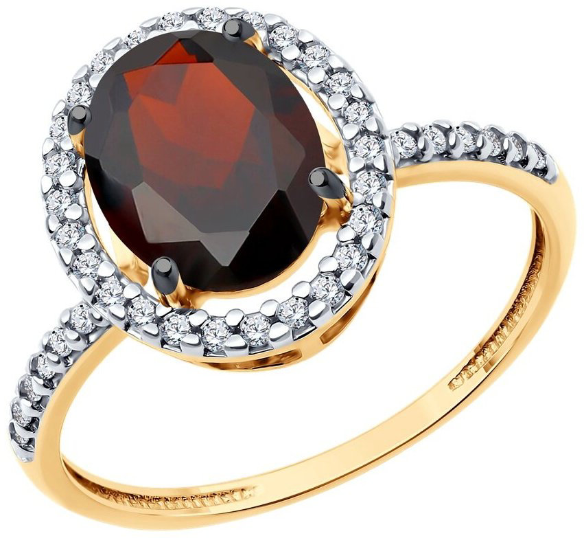Кольцо Diamant 93-310-01999-3 размер 17 вес 2.02 г серебро, фианит купить,NaN
