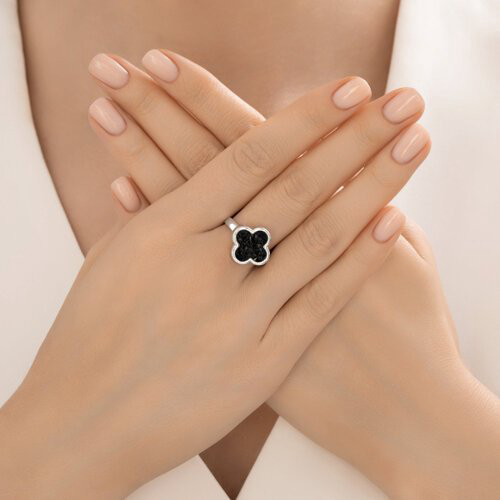 Кольцо Diamant 94-110-02342-1_17 размер 17 вес 3.55 г серебро, кристалл купить,NaN
