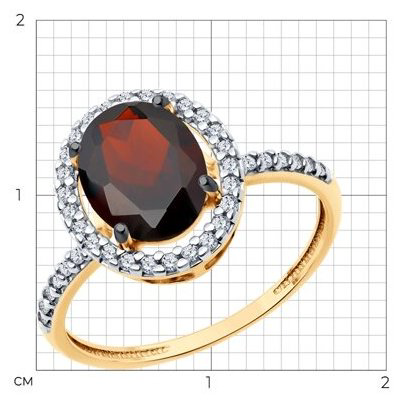 Кольцо Diamant 93-310-01999-3_17-5 размер 17.5 вес 2.02 г серебро, фианит купить,NaN