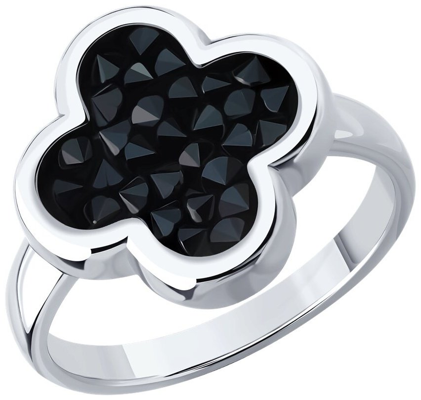 Кольцо Diamant 94-110-02342-1_19 размер 19 вес 3.5 г серебро, без вставок купить,NaN