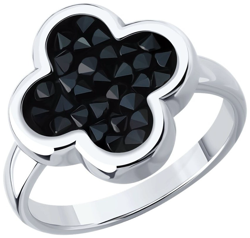 Кольцо Diamant 94-110-02342-1_19 размер 19 вес 3.5 г серебро, без вставок купить,NaN