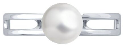 Кольцо Diamant 94-110-02378-1_16 размер 16 вес 1.3 г серебро, имитация жемчуга купить,NaN