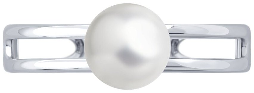 Кольцо Diamant 94-110-02378-1_165 размер 16.5 вес 1.23 г серебро, жемчуг купить,NaN