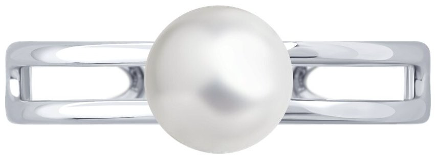 Кольцо Diamant 94-110-02378-1_165 размер 16.5 вес 1.23 г серебро, жемчуг купить,NaN