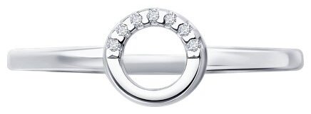 Кольцо Diamant 94-210-02695-1 размер 17 вес 1.46 г серебро, бриллиант купить,NaN