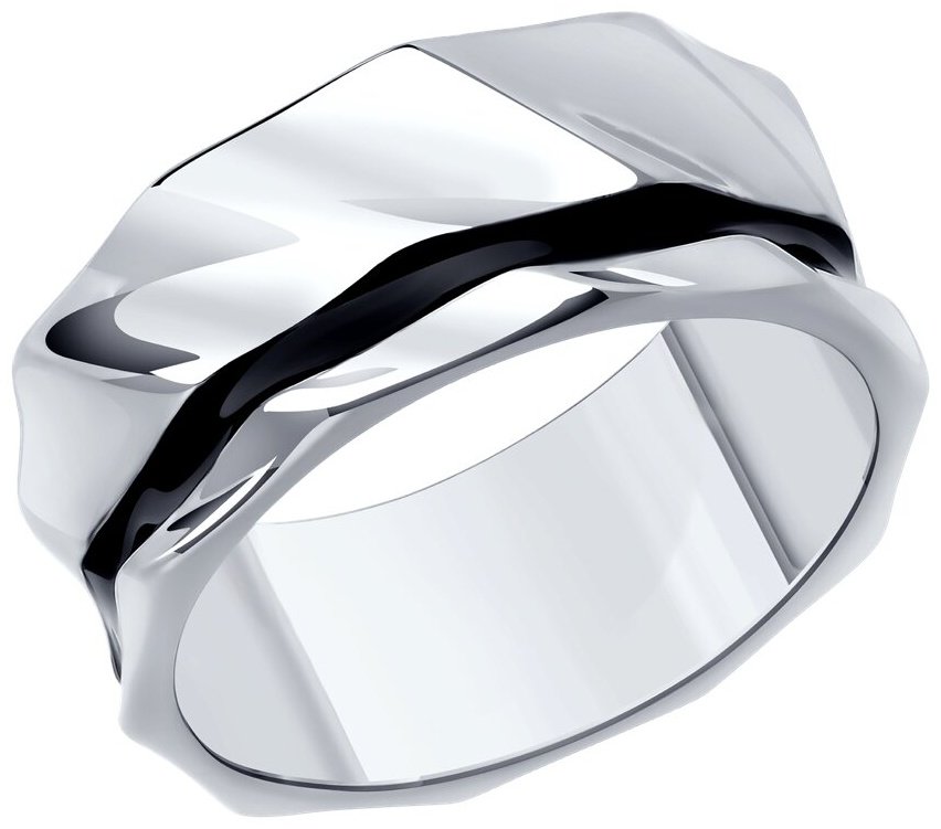 Кольцо Diamant 94-110-02640-1 размер 21 вес 7.32 г серебро, эмаль купить,NaN