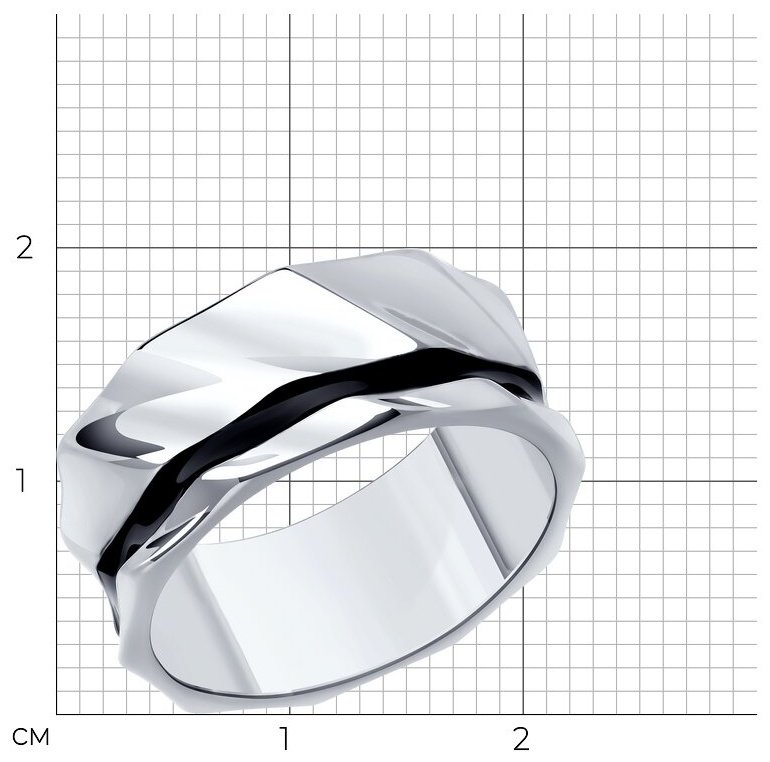 Кольцо Diamant 94-110-02640-1_18 размер 18 вес 6.72 г серебро, эмаль - ForteMarket Кольцо Diamant 94-110-02640-1_18 размер 18 вес 6.72 г серебро, эмаль купить,0