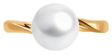 Кольцо Diamant 93-310-02082-1_s размер 18 вес 1.7 г серебро, культивированный жемчуг купить,NaN