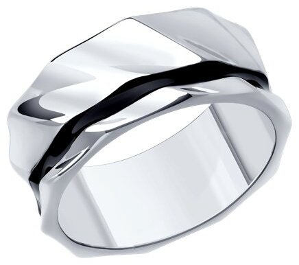 Кольцо Diamant 94-110-02640-1_23 размер 23 вес 7.71 г серебро, эмаль купить,NaN