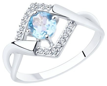 Diamant 94-310-00380-1-94-320-00380-1 вес 5.58 г серебро, топаз купить,NaN