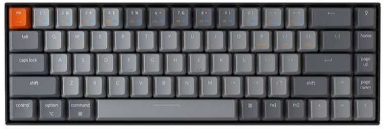 Клавиатура Keychron K6 68 Key Hot-Swap RGB Blue K6V2_Keychron