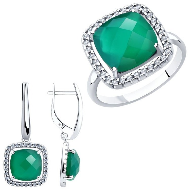 Diamant 94-310-00433-1-94-321-00433-1 вес 9.14 г серебро, фианит купить,NaN