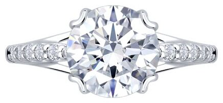 Кольцо Diamant 94-110-00035-1_17 размер 17 вес 1.75 г серебро, фианит купить,NaN