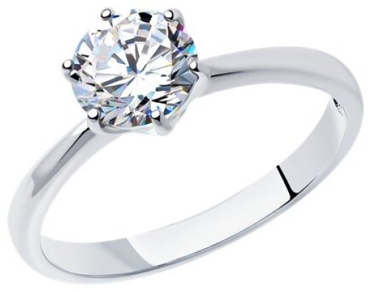 Diamant 94-121-01640-1/94-110-01633-1 вес 4.95 г серебро, фианит купить,NaN