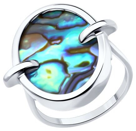 Кольцо Diamant 94-310-01731-1_19 размер 19 вес 4.6 г серебро, перламутр купить,NaN