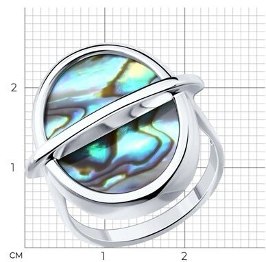 Кольцо Diamant 94-310-01772-1 размер 18.5 вес 5.34 г серебро, перламутр купить,NaN