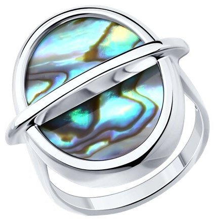 Кольцо Diamant 94-310-01772-1 размер 18.5 вес 5.4 г серебро, перламутр