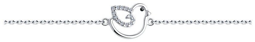 Diamant 94-140-00786-1/94-150-00748-1 вес 3.2 г серебро, фианит купить,NaN