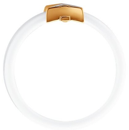 Кольцо Diamant D51-210-00150-1A размер 17.5 вес 4.37 г золото, бриллиант, керамика купить,NaN