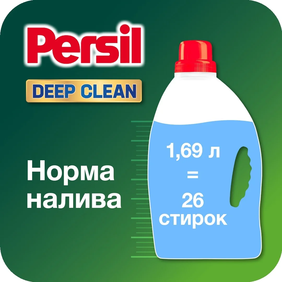 Гель для стирки Persil аромат розы 1.69 л купить,NaN