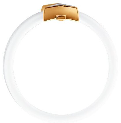 Кольцо Diamant D51-210-00150-1A размер 18 вес 4.37 г золото, бриллиант, керамика купить,NaN