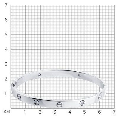 Браслет Diamant 94-150-02024-1_19,5 длина 19.5 см, вес 22.31 г серебро, плетение фантазийное купить,NaN