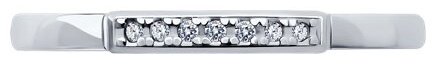 Кольцо Diamant 94-210-02055-1 размер 15 вес 0.87 г серебро, бриллиант купить,NaN