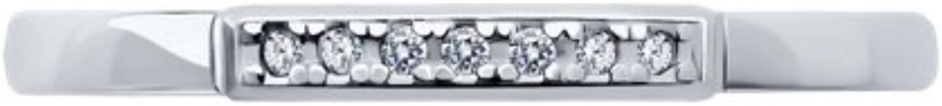 Кольцо Diamant 94-210-02055-1 размер 15.5 вес 0.86 г серебро, бриллиант купить,NaN