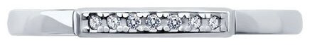 Кольцо Diamant 94-210-02055-1 размер 16.5 вес 0.94 г серебро, бриллиант купить,NaN