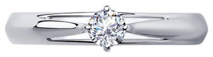 Кольцо Diamant 94-110-01381-1_185 размер 18.5 вес 2.003 г серебро, фианит купить,NaN