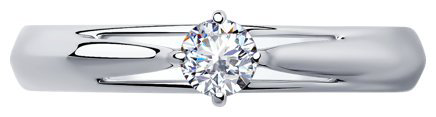 Кольцо Diamant 94-110-01381-1_185 размер 18.5 вес 2.003 г серебро, фианит купить,NaN