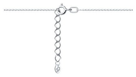 Браслет Diamant D94-350-02315-1_s длина 16 см, вес 2.87 г серебро, плетение якорное купить,NaN