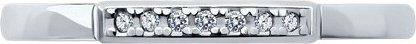Кольцо Diamant 94-210-02055-1 размер 17 вес 0.8 г серебро, бриллиант купить,NaN
