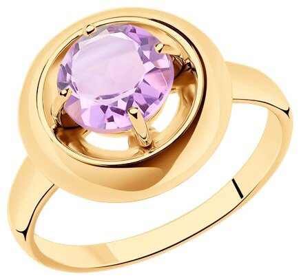 Кольцо Diamant N 93-310-00782-2 17 2.52 г серебро, аметист купить,NaN