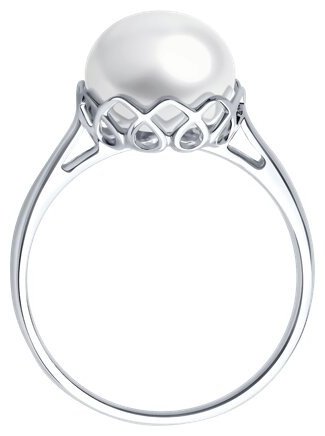 Кольцо Diamant 94-310-01928-1 размер 18 вес 2.28 г серебро, культивированный жемчуг купить,NaN