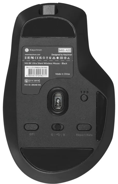 Мышь Keychron M6 8K Wireless M6S-A23 черный - ForteMarket Мышь Keychron M6 8K Wireless M6S-A23 черный купить,29990