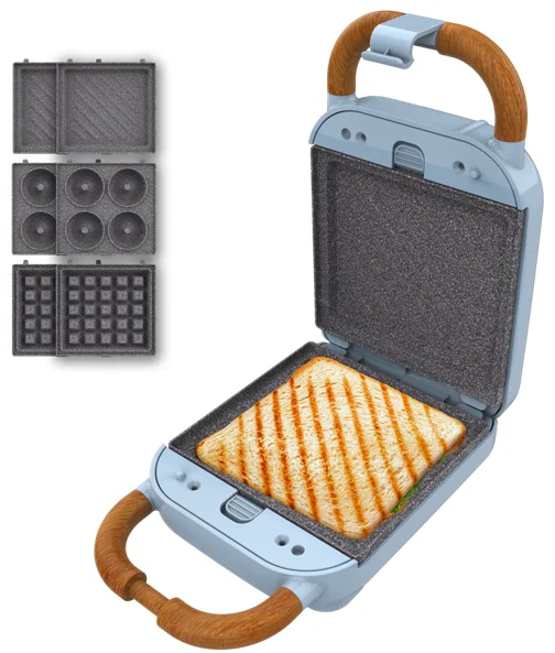 Сэндвичница Cecotec Rock'nToast Retro One голубой