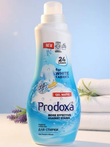 Гель для стирки белых и светлых тканей Prodoxa 1.3 л