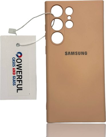 Чехол POWERFUL для Samsung Galaxy S23 Ultra бежевый купить,620