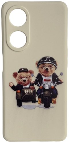 Чехол Для OPPO A78 бежевый купить,1281