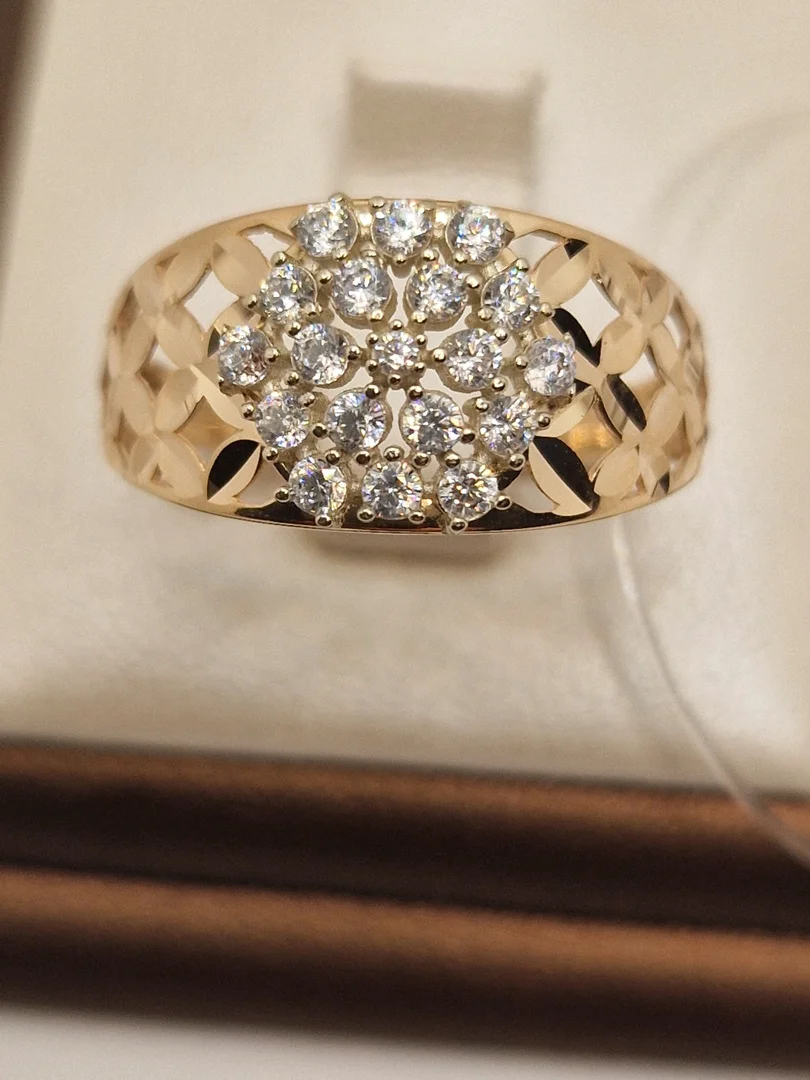 Кольцо Aizhan Gold 7606/804 19,5р 2,35гр. - ForteMarket Кольцо Aizhan Gold 7606/804 19,5р 2,35гр. купить,0