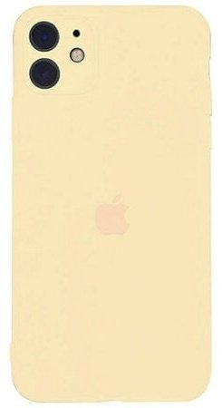 Чехол Telefonik Silicone Case Full Camera Protective для Apple iPhone 11 бежевый купить,999