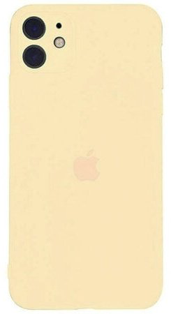 Чехол Telefonik Silicone Case Full Camera Protective для Apple iPhone 11 бежевый купить,999