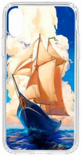 Чехол КRUЧЕ для iPhone X, iPhone Xs бежевый купить,NaN