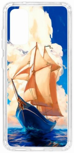 Чехол КRUЧЕ для Galaxy S20 бежевый купить,NaN