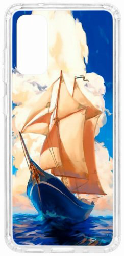 Чехол КRUЧЕ для Galaxy S20 бежевый купить,NaN