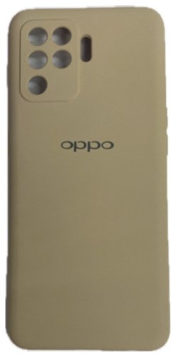 Чехол Для OPPO Reno 5 lite бежевый купить,1258