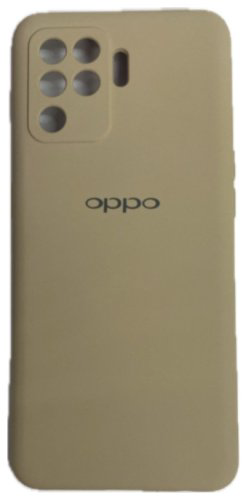 Чехол Для OPPO Reno 5 lite бежевый купить,1258