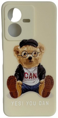 Чехол Для Vivo Y22 бежевый купить,1281